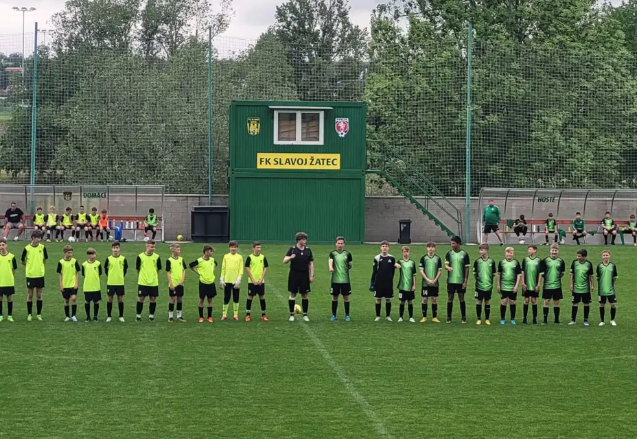 Mistrovské utkání  starších žáků- Žatec 