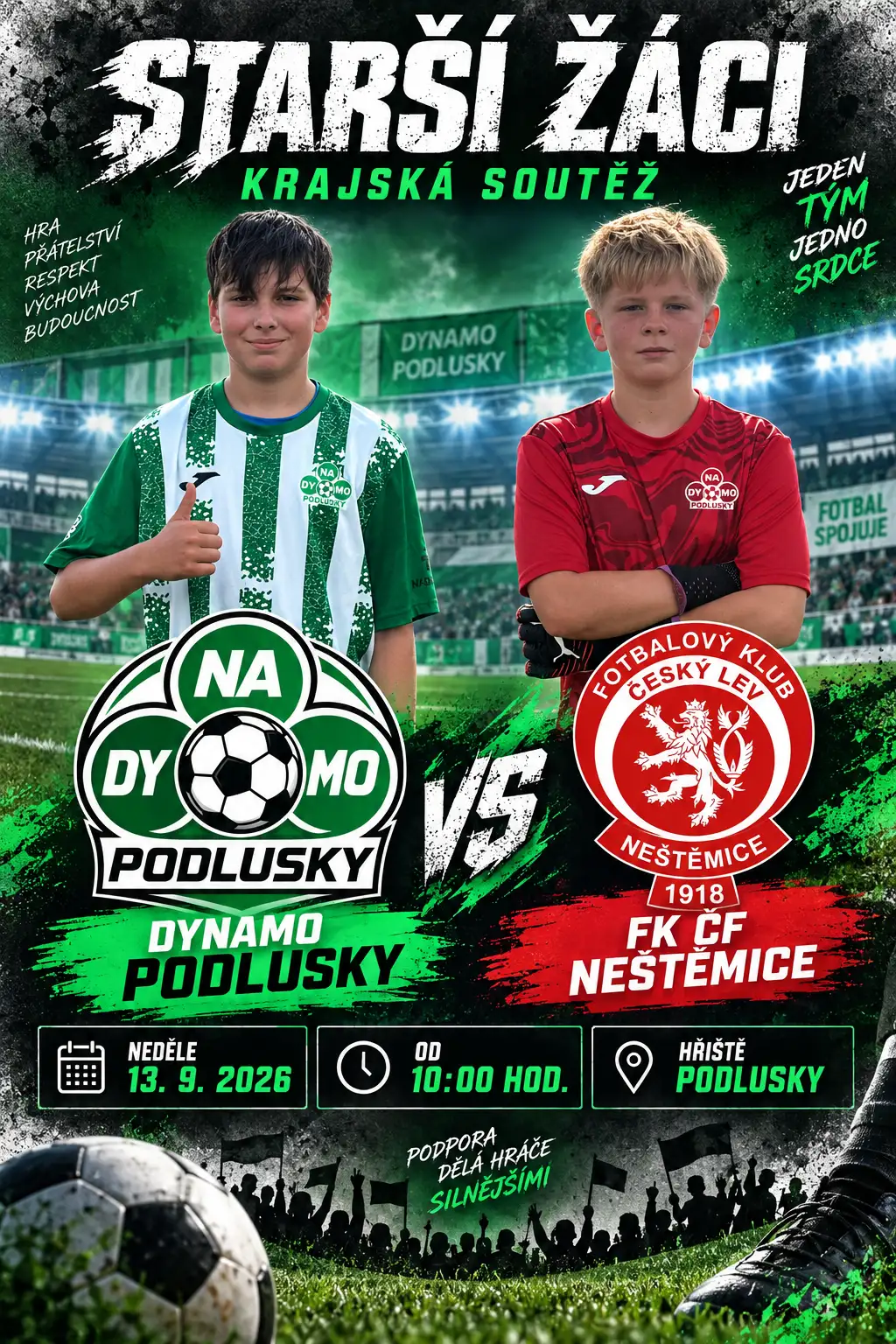 Dynamo starší žáci  vs. Fk Čf Neštěmice