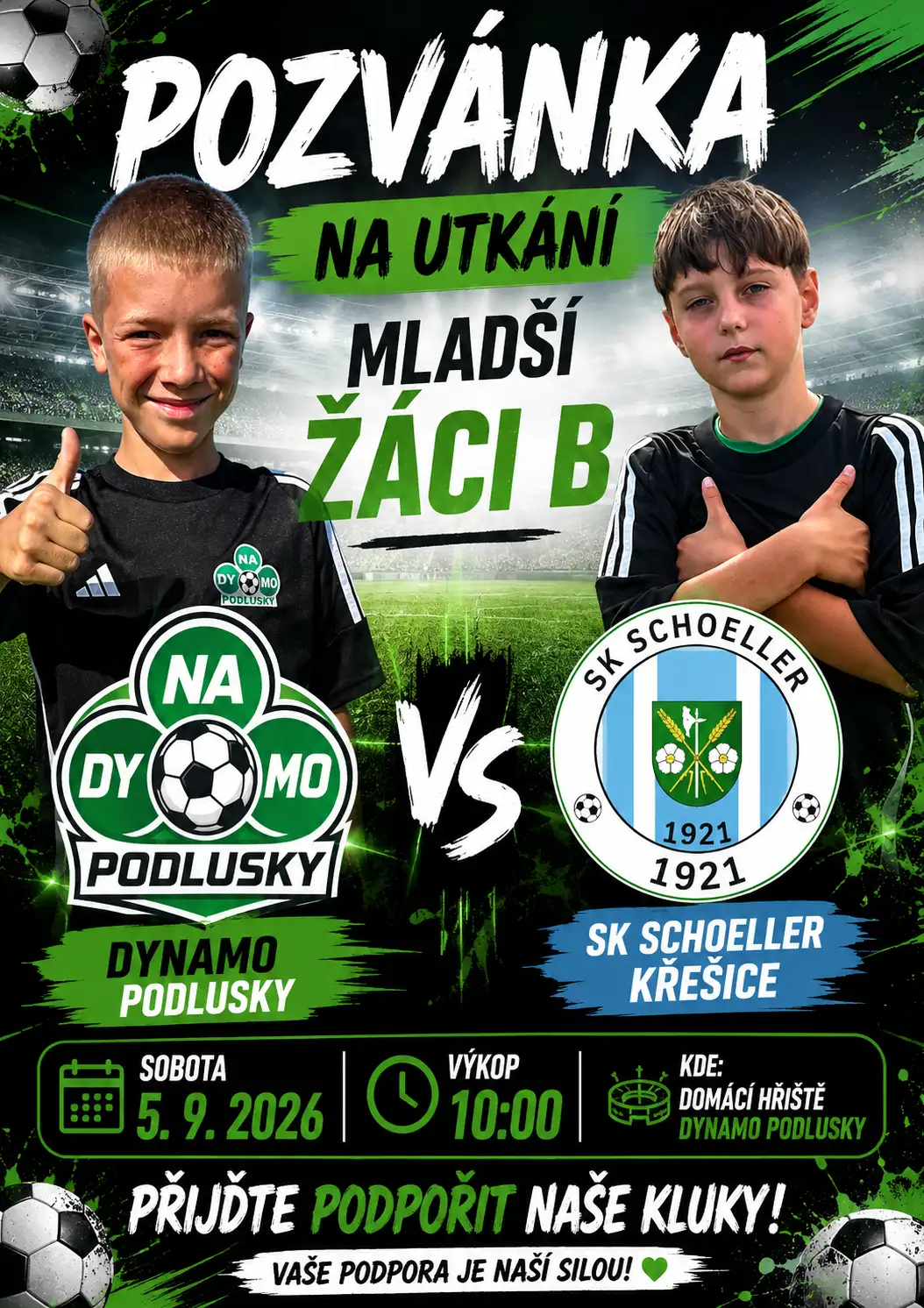 Mistrovské utkání mladších žáků B