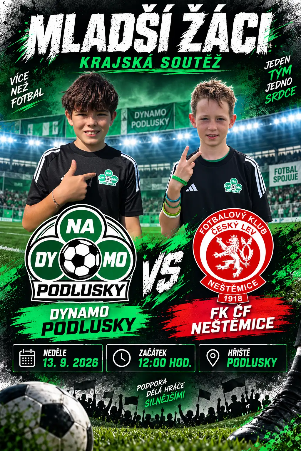 Dynamo mladší žáci vs.FK ČF Neštěmice